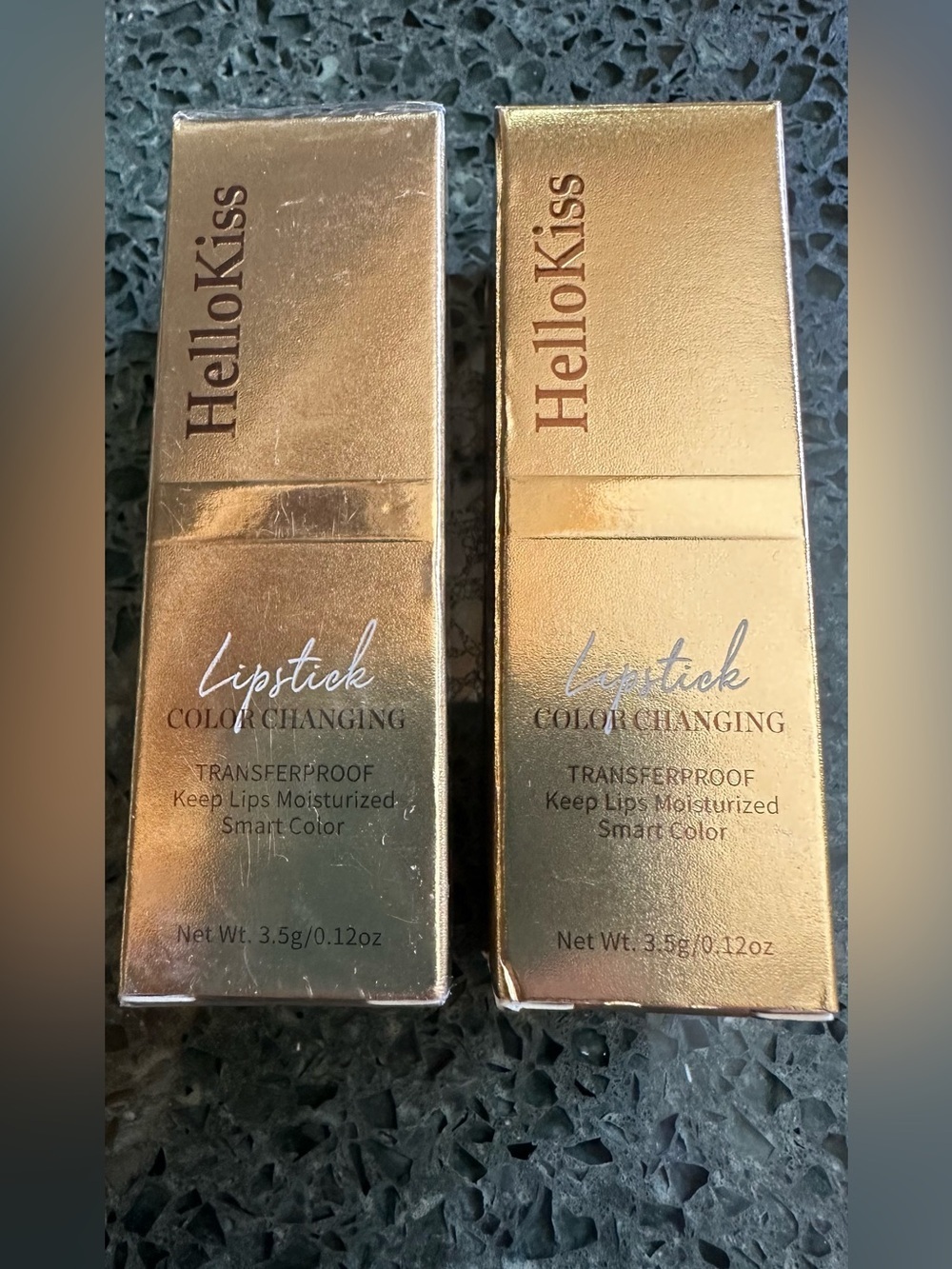 Hello Kiss Clear PH Activated Color Changing Moisturizing Lipstick New 2 boxes